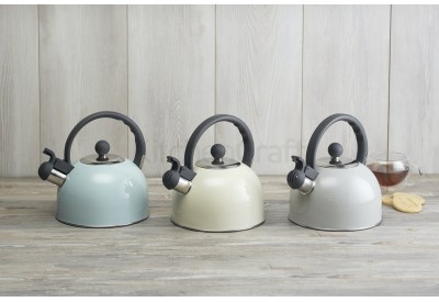Kitchen Craft Living Nostalgia Whistling Stovetop Kettle 1.3L